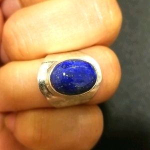 Beautiful plan Lapis Ring.